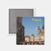 praagse koelkast magneet (Voorkant / Achterkant)