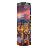 Praagse markt Kerstmis Thermosbeker (Achterkant)