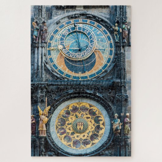 Praagse oude Astronomische Klok - Tsjechië Legpuzzel (Verticaal)