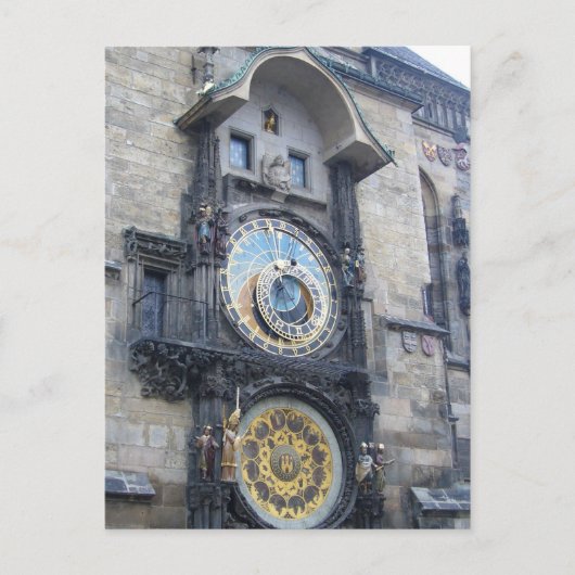 praalklok briefkaart (Voorkant)