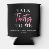 Praat 30 met me over de 30e verjaardag van de gebo blikjeskoeler (Voorkant)