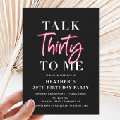 Praat 30 met me over de 30e verjaardag van de gebo kaart