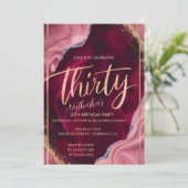 Praat 30 met me over de uitnodiging van de 30e ver (Staand voorkant)