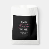 Praat 30 met mij Décor Bedankzakje (Voorkant)