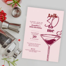 Praat 30 Met Mij Roze Cocktail Verjaardagsfeestje