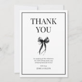 Praat 30 met mij Zwart en Wit Dertig Verjaardag Bedankkaart (Voorkant)