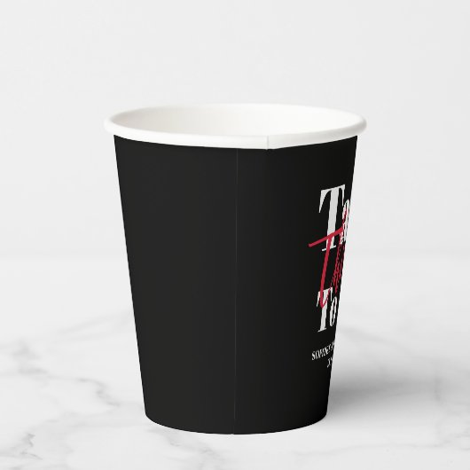 Praat 30 tegen me Modern 30ste verjaardagsfeestje Papieren Bekers (Rechts)