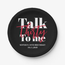 Praat 30 tegen me Modern 30ste verjaardagsfeestje