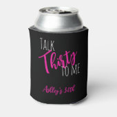 Praat 30 tegen me Verjaardag Koelbox Coldie Holder Blikjeskoeler (Blikje Achterkant)