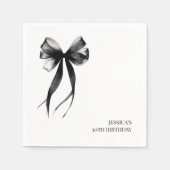 Praat 30 voor mij Elegant Chic Dertig verjaardagsf Servet (Voorkant)