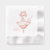 Praat 30 voor mij verjaardag cocktail party folie servetten (Voorkant)