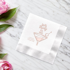 Praat 30 voor mij verjaardag cocktail party folie servetten