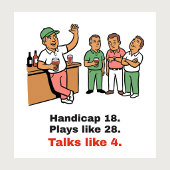 Praat Als 4: Grappige Golf Handicap Mok