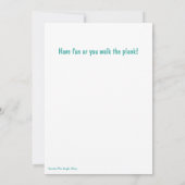 Praat als een piraat grappige kat (Achterkant)