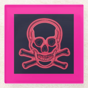 Praat als een piraatdag, roze glazen onderzetter
