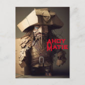 Praat als een piratendag Briefkaart (Voorkant)