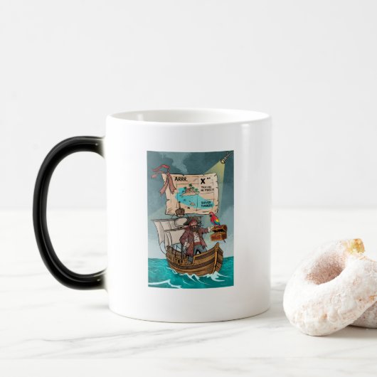 Praat als een piratendag mok (Met donut)