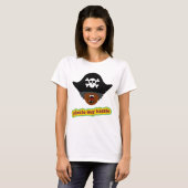 Praat als een zwarte piraat t-shirt (Voorkant volledig)