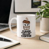 Praat Alsjeblieft Niet Voor Koffie Introvert Mok