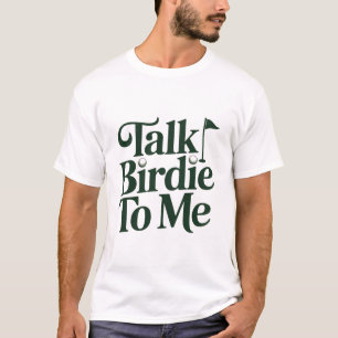 Praat Birdie Met Me Golf Grappige Meisjes Golfer L T-shirt