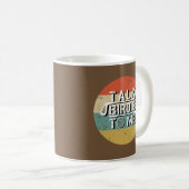 Praat Birdie tegen me Grappig Golf Golfer  Design Koffiemok (Voorkant rechts)