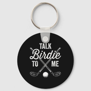 Praat Birdie Tegen Me Grappige Golf Ontwerp  Sleutelhanger
