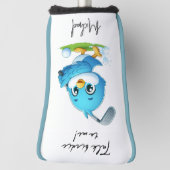 Praat birdie tegen me, Schattige Bird Golfen Golfheadcover (Draai 90)