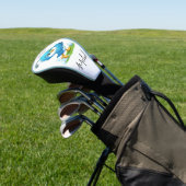 Praat birdie tegen me, Schattige Bird Golfen Golfheadcover (Insitu)