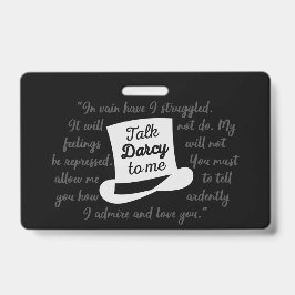 Praat Darcy Met Mij II Badge