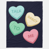 Praat Darcy tegen mij III Fleece Deken (Voorkant)