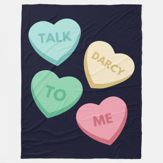 Praat Darcy tegen mij III Fleece Deken (Voorkant)