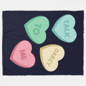 Praat Darcy tegen mij III Fleece Deken (Voorkant (Horizontaal))