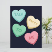 Praat Darcy tegen mij III Kaart (Staand voorkant)