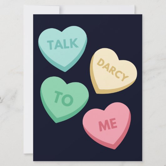 Praat Darcy tegen mij III Kaart (Voorkant)
