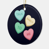 Praat Darcy tegen mij III Keramisch Ornament (Links)