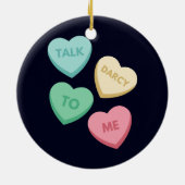 Praat Darcy tegen mij III Keramisch Ornament (Achterkant)