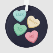 Praat Darcy tegen mij III Ornament (achterkant)