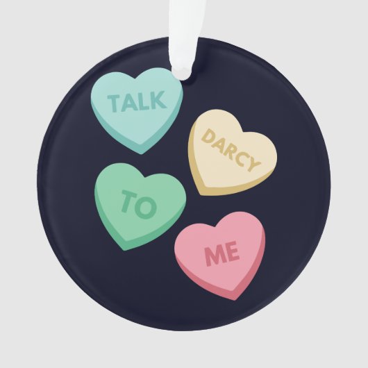 Praat Darcy tegen mij III Ornament (voorkant)