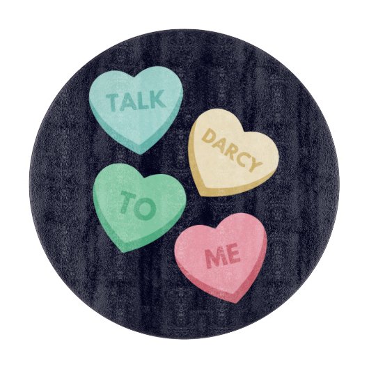 Praat Darcy tegen mij III Snijplank (Voorkant)