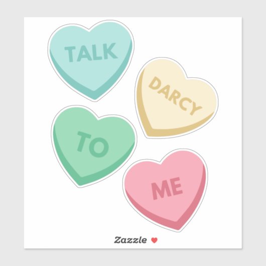 Praat Darcy tegen mij III Sticker (Vel)