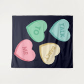 Praat Darcy tegen mij III Wandkleed (Voorkant (horizontaal))