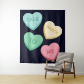 Praat Darcy tegen mij III Wandkleed (In situ)