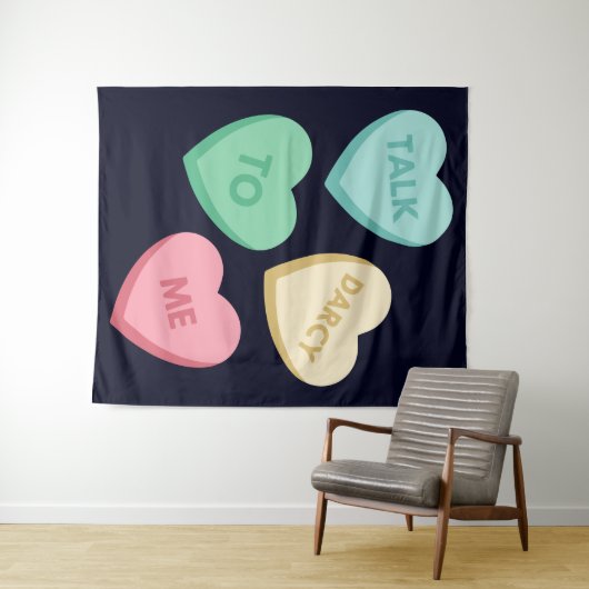 Praat Darcy tegen mij III Wandkleed (In Situ (horizontaal))