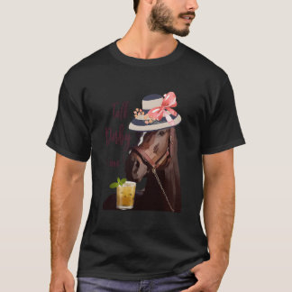 Praat Derby Met Me-Mint Juleps-Derby Paardenrennen T-shirt