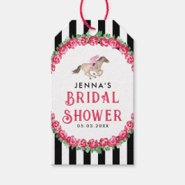 Praat Derby met Me | Paardenrace Derby Bruidsmeisj Cadeaulabel