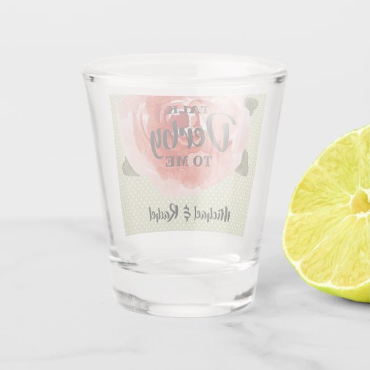 Praat Derby met Mij Shotglas Shot Glas (Achterkant)