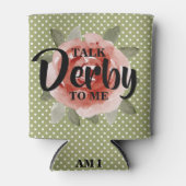 Praat Derby tegen me Floral Blikjeskoeler (Voorkant)