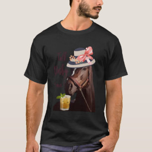 Praat Derby tegen me Mint Juleps Derby Horse Racin T-shirt
