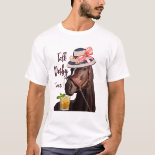 Praat Derby tegen Me-Mint Juleps-Derby Horse Racin T-shirt