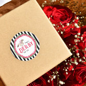 Praat Derby tegen Me | Paardenrace Derby Bruidsmei Ronde Sticker
